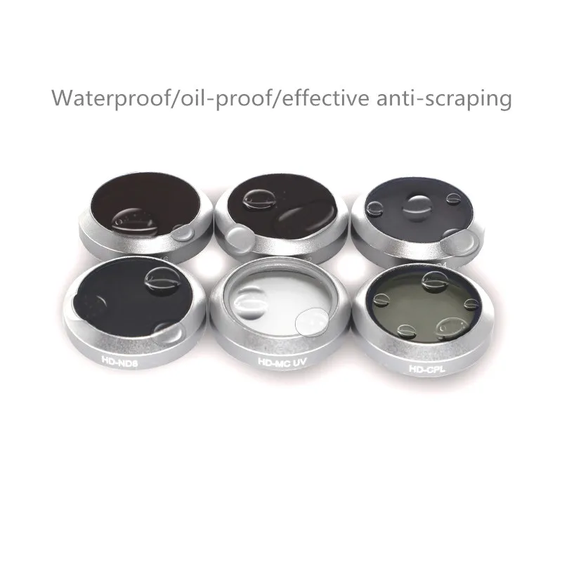 drone Filter MC UV ND 4 ND 8 ND16 ND32 CPL Filter For dji mavic 2 zoom drone Accessories Silver 1 (1)