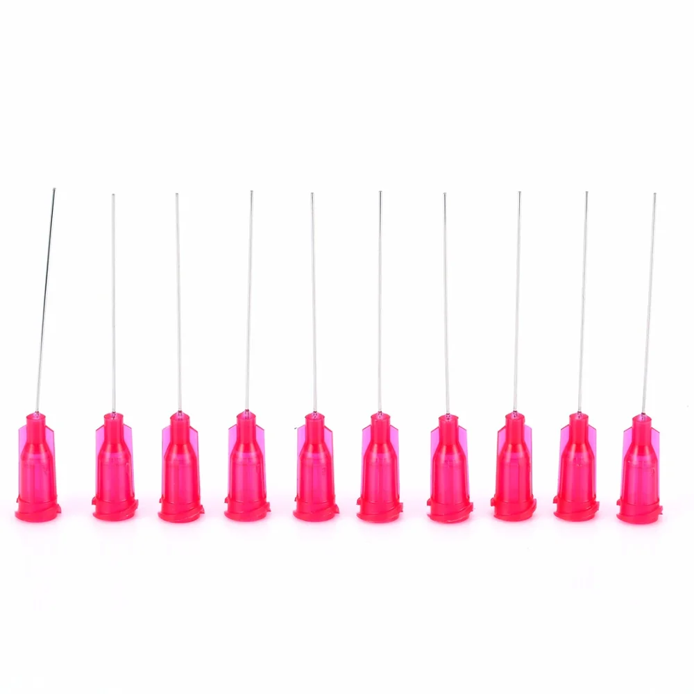 10pcs Red 25Ga Stainless Steel Blunt Dispensing Needles Dispenser Syringe Needle Tips For DIY Gluing Rhinestones Filling Ink
10pcs Red 25Ga Stainless Steel Blunt Dispensing Needles Dispenser Syringe Needle Tips For DIY Gluing Rhinestones Filling Ink