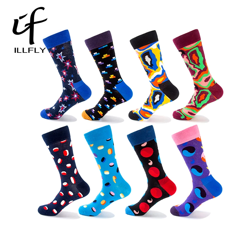 4 Pairs Fancy Novelty Men's Funny Socks Meias Brand Short Happy Socks Cotton Harajuku Colorful Casual Socks Size EU size 40-45
4 Pairs Fancy Novelty Men's Funny Socks Meias Brand Short Happy Socks Cotton Harajuku Colorful Casual Socks Size EU size 40-45