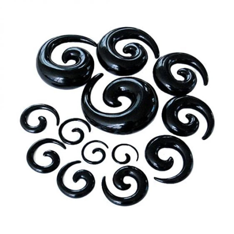 Ear Expansion Fashion Ear Plug Acrylic Black Cute Animal Snails Spiral Ear Stretcher Expander Sexy Body Piercing Jewelry
Ear Expansion Fashion Ear Plug Acrylic Black Cute Animal Snails Spiral Ear Stretcher Expander Sexy Body Piercing Jewelry