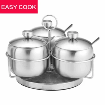 kitchen supplies spice jar stainless steel seasoning box sauce pot condiment bottles seasoning box three pieces set
kitchen supplies spice jar stainless steel seasoning box sauce pot condiment bottles seasoning box three pieces set