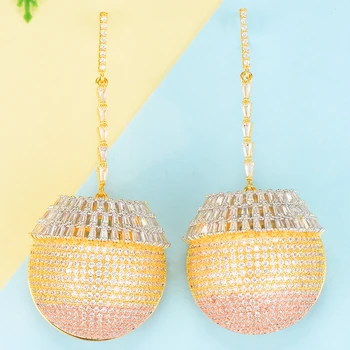 GODKI Famous Juicy Long Dangle Earring Trendy Cubic Zircon Wedding Engagement Party Dubai Gold Earring for women 2019
GODKI Famous Juicy Long Dangle Earring Trendy Cubic Zircon Wedding Engagement Party Dubai Gold Earring for women 2019