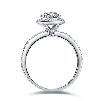 1CT Amazing Design Test Positive Certified Moissanite Female Gold Finger Ring Genuine Solid 18K White Gold Au750 Bridal Ring
1CT Amazing Design Test Positive Certified Moissanite Female Gold Finger Ring Genuine Solid 18K White Gold Au750 Bridal Ring