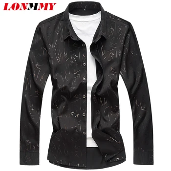 LONMMY 7XL Dress shirts for mens clothing Camisa social Casual slim fit men shirt long sleeve blusas masculina Black White Navy
LONMMY 7XL Dress shirts for mens clothing Camisa social Casual slim fit men shirt long sleeve blusas masculina Black White Navy