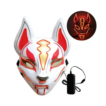 Fox Full Face Neon Mask Light Led Mask Halloween Party Masque Masks Glow In The Dark Horror Mask Glowing Masker Purge 
Fox Full Face Neon Mask Light Led Mask Halloween Party Masque Masks Glow In The Dark Horror Mask Glowing Masker Purge