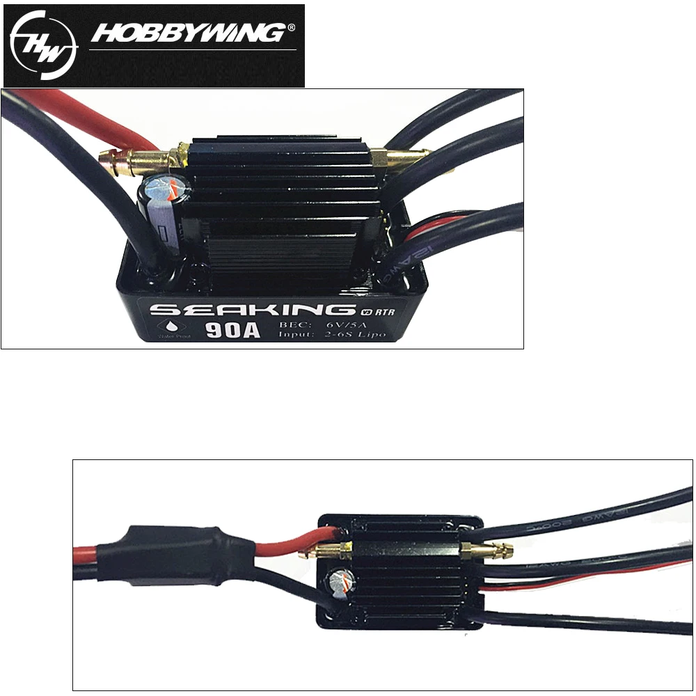1Pcs Original Hobbywing RC Model SEAKING 90A V3 RTR RC Hobby Brushless Motor ESC for RC R/c Racing Boat
1Pcs Original Hobbywing RC Model SEAKING 90A V3 RTR RC Hobby Brushless Motor ESC for RC R/c Racing Boat