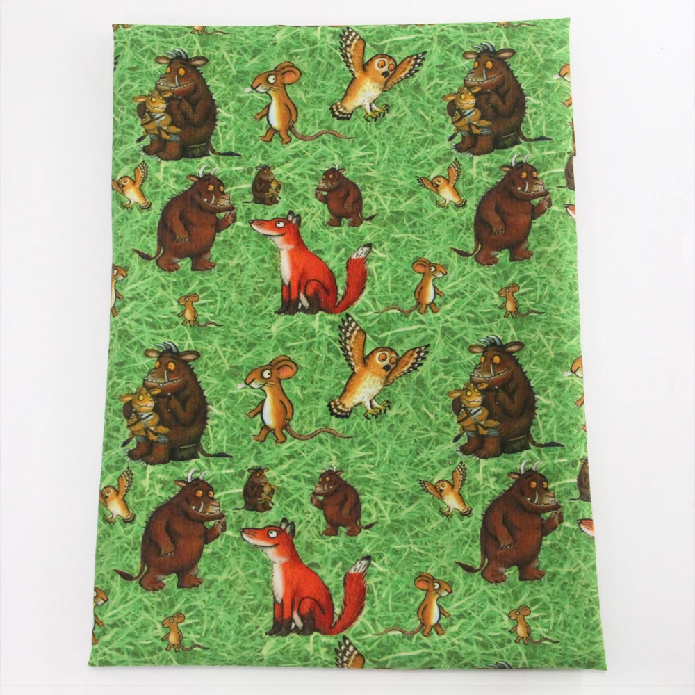 David accessories 50*145cm Cartoon animals Polyester cotton fabric for Tissue Kids Bedding home for Sewing Tilda Doll,50679
David accessories 50*145cm Cartoon animals Polyester cotton fabric for Tissue Kids Bedding home for Sewing Tilda Doll,50679