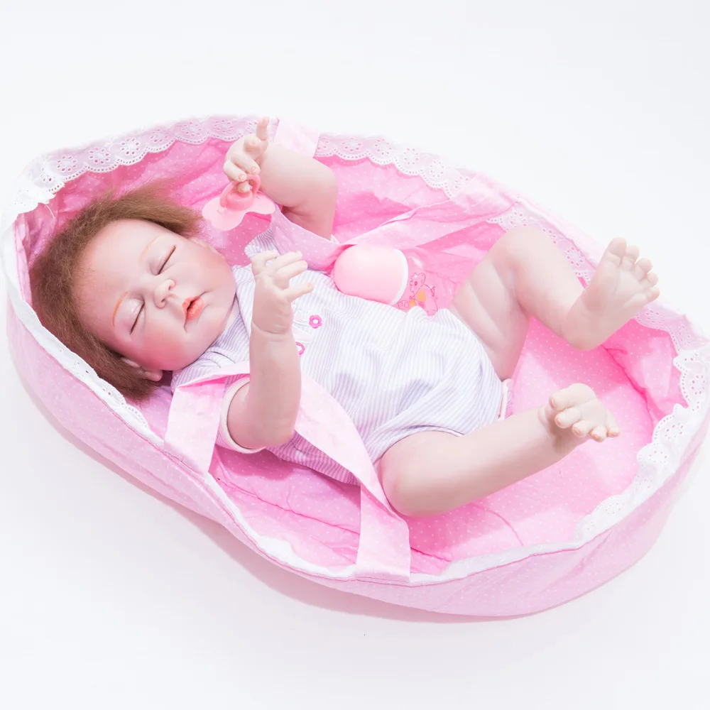 Silicone Full Body Reborn Dolls 23'' Realistic Handmade Baby Dolls Boy Fashion Kids Toy Waterproof Boneca Model Birthday Gifts
Silicone Full Body Reborn Dolls 23'' Realistic Handmade Baby Dolls Boy Fashion Kids Toy Waterproof Boneca Model Birthday Gifts
