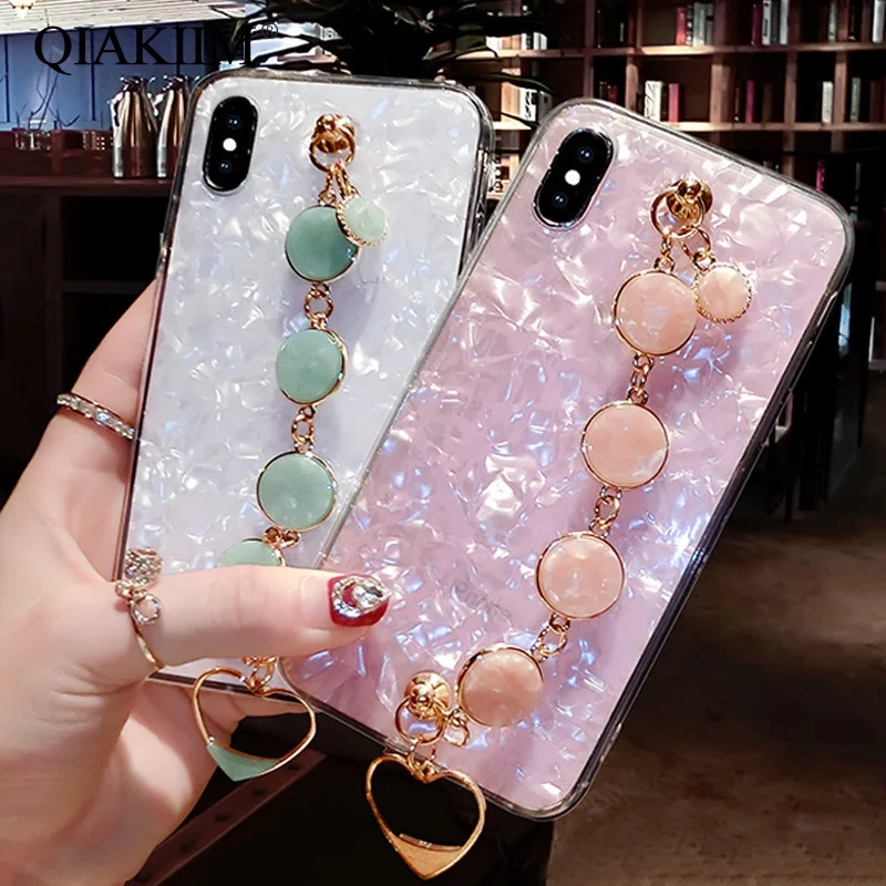 Glitter Conch Shell Phone Cases For iPhone XR XS Max X 8 7 6 6S Plus Bling Diamond Chian Bracelet Case Soft Silicone Back Cover
Glitter Conch Shell Phone Cases For iPhone XR XS Max X 8 7 6 6S Plus Bling Diamond Chian Bracelet Case Soft Silicone Back Cover