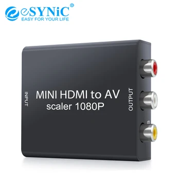 eSYNiC HDMI To 3RCA AV CVBS Converter HDCP 1080p Scaler Adapter For TV Blu Ray DVD Xbox PS3 PS4 RCA/AV Video+Audio R/L Converter
eSYNiC HDMI To 3RCA AV CVBS Converter HDCP 1080p Scaler Adapter For TV Blu Ray DVD Xbox PS3 PS4 RCA/AV Video+Audio R/L Converter