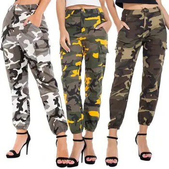 High Waist Womens Joggers Trousers 2019 Elegant Ladies Casual Camouflage Cigaratte Pants with Pocket Plus Size Women Clothing
High Waist Womens Joggers Trousers 2019 Elegant Ladies Casual Camouflage Cigaratte Pants with Pocket Plus Size Women Clothing