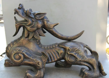 USPS to USA S2439 22" Chinese Bronze Feng Shui animal fly Unicorn Beast Pi Xiu sculpture Statue
USPS to USA S2439 22" Chinese Bronze Feng Shui animal fly Unicorn Beast Pi Xiu sculpture Statue