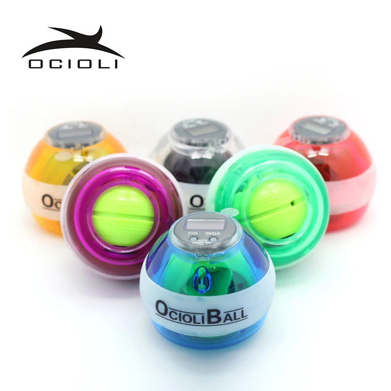 Gyroscope Ball Force Ball Gyro Power Wrist Ball Arm Exerciser Strengthener LED with Speed Meter Counter 12000 RPMS 7 Colors
Gyroscope Ball Force Ball Gyro Power Wrist Ball Arm Exerciser Strengthener LED with Speed Meter Counter 12000 RPMS 7 Colors