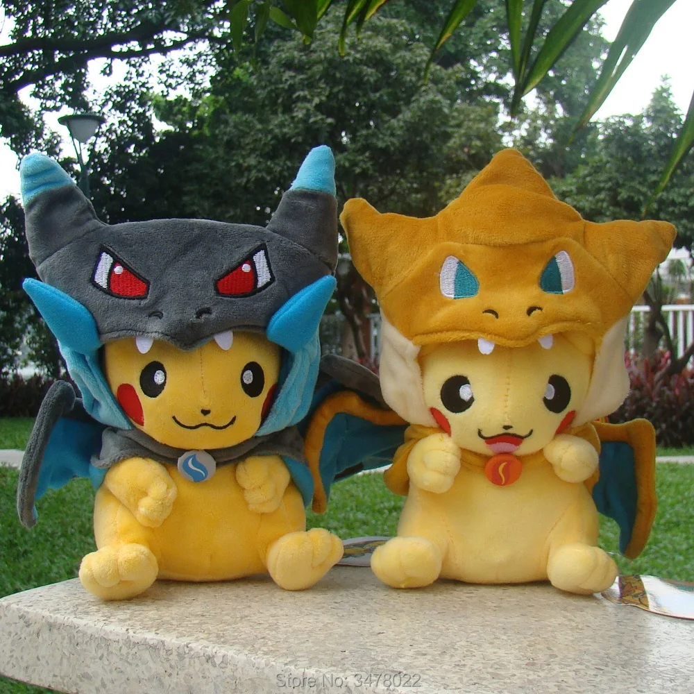 Cosplay Pikachu Shiny Charizard Yellow Anime Plush Toys Cuddly Stuffed Animal Cartoon Doll Toy Gift 9"
Cosplay Pikachu Shiny Charizard Yellow Anime Plush Toys Cuddly Stuffed Animal Cartoon Doll Toy Gift 9"