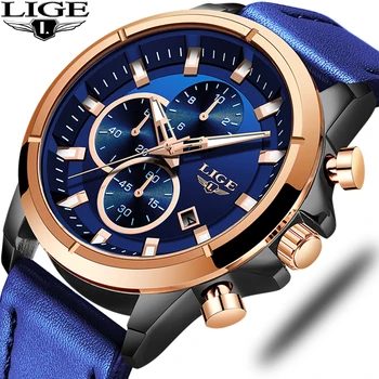 Top Brand LIGE 2019 New Luxury Fashion Man Quartz Watch Mens Military Waterproof Leather Men's Casual clock Relogio Masculino
Top Brand LIGE 2019 New Luxury Fashion Man Quartz Watch Mens Military Waterproof Leather Men's Casual clock Relogio Masculino