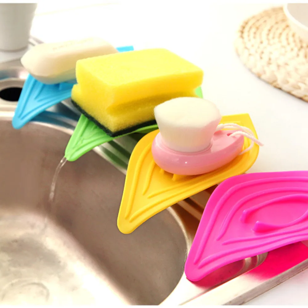 Multifunction Leaves Shape Sponge Brush Dishcloth Storage Rack Sliding Ring Soap Box Sink Rack Kitchen Cleaning Tool Sink Holder
Multifunction Leaves Shape Sponge Brush Dishcloth Storage Rack Sliding Ring Soap Box Sink Rack Kitchen Cleaning Tool Sink Holder