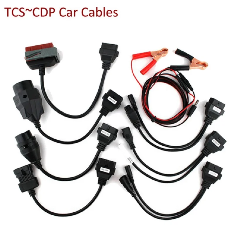 High quality Full Set of 8 Car Cables for ds150e TCS CDP Diagnostic Interface tool For tcs cdp VCI OBD2 8 Cables PRO PLUS
High quality Full Set of 8 Car Cables for ds150e TCS CDP Diagnostic Interface tool For tcs cdp VCI OBD2 8 Cables PRO PLUS