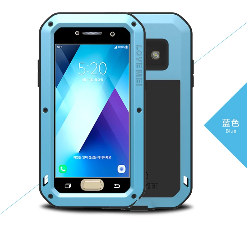 for Samsung Galaxy A5 2017 A520F Case LOVE MEI Shock Dirt Proof Water Resistant Metal Armor Cover Phone Case for Samsung A3 2017
for Samsung Galaxy A5 2017 A520F Case LOVE MEI Shock Dirt Proof Water Resistant Metal Armor Cover Phone Case for Samsung A3 2017