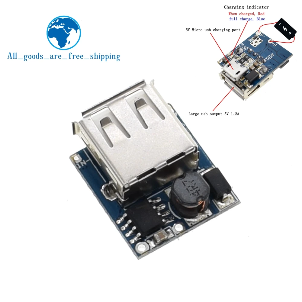 5V Lithium Battery Charger Step Up Protection Board Boost Power Module Micro USB Li-Po Li-ion 18650 Power Bank Charger Board DIY
5V Lithium Battery Charger Step Up Protection Board Boost Power Module Micro USB Li-Po Li-ion 18650 Power Bank Charger Board DIY