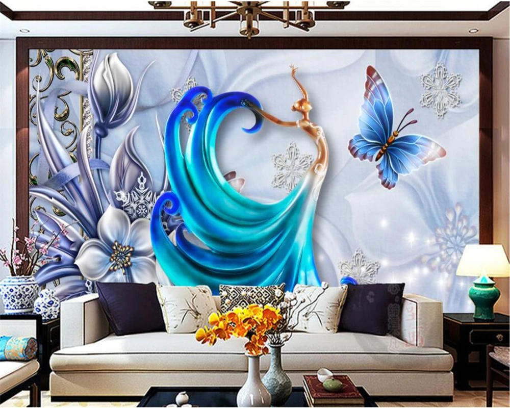 Beibehang Custom Wallpaper Home Decorative Mural Relief Beauty Beauty Flower Living Room Bedroom TV Background wall 3d wallpaper
Beibehang Custom Wallpaper Home Decorative Mural Relief Beauty Beauty Flower Living Room Bedroom TV Background wall 3d wallpaper