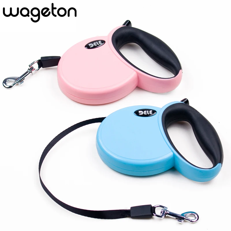 Image DELE Retractable Leash 3 Meters Flexible Dog Puppy Cat  Lead Leashes Sport collars New Automatic traction rope pet products