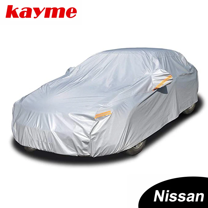 Kayme aluminium Waterproof car covers super sun protection dust Rain car cover full universal auto suv protective for Nissan
Kayme aluminium Waterproof car covers super sun protection dust Rain car cover full universal auto suv protective for Nissan