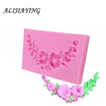 Flower Silicone Mold Flower Fondant Cake Decorating Moulds Confectionery Baking Tools Cake Mould D0754
Flower Silicone Mold Flower Fondant Cake Decorating Moulds Confectionery Baking Tools Cake Mould D0754