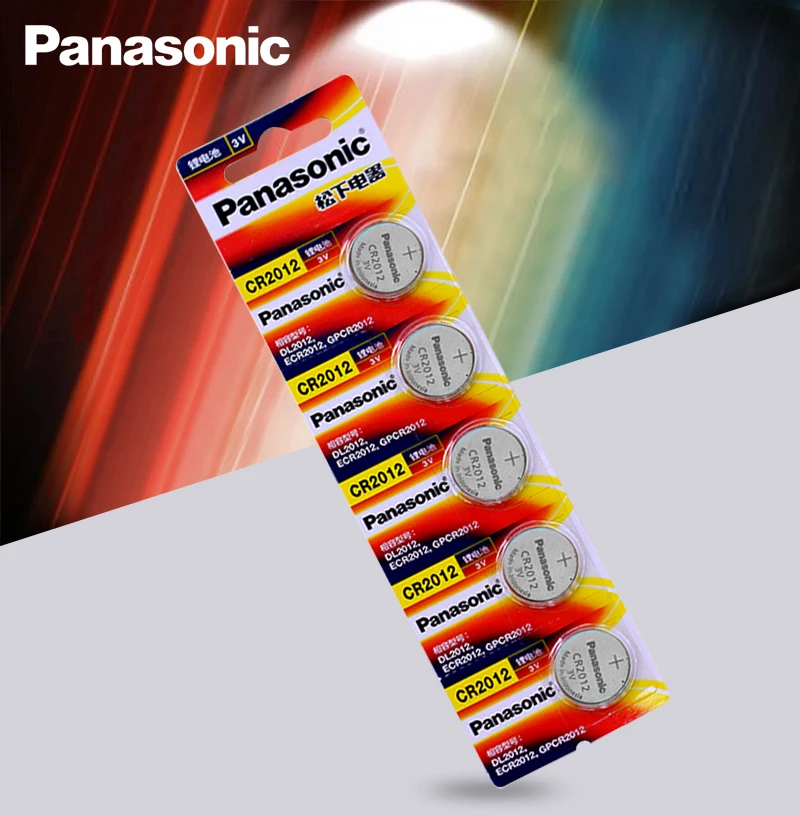 5pcs Original Brand new battery PANASONIC cr2012 3v button cell coin batteries for watch computer cr 2012
5pcs Original Brand new battery PANASONIC cr2012 3v button cell coin batteries for watch computer cr 2012