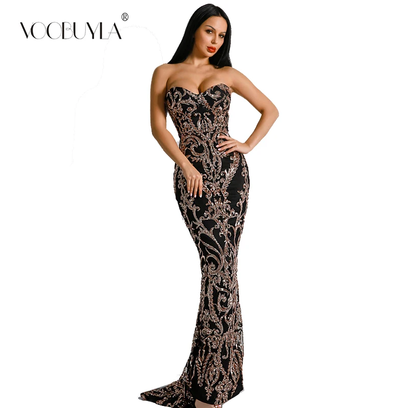 Voobuyla Sexy New Bra Off Shoulder Retro Geometry Sequin Female Dresses 2019 Women Floor Length Strapless Party Elegant Dress
Voobuyla Sexy New Bra Off Shoulder Retro Geometry Sequin Female Dresses 2019 Women Floor Length Strapless Party Elegant Dress