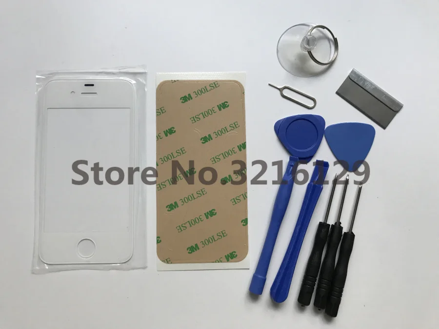 Replacement Front Outer Glass Lens Cover Replacement Parts For iPhone 6 6S 5S 4 4S 6plus TouchScreen Protector+ tools+adhesive
Replacement Front Outer Glass Lens Cover Replacement Parts For iPhone 6 6S 5S 4 4S 6plus TouchScreen Protector+ tools+adhesive