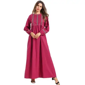 Women Embroidery Long Dress Plus Size Spring Autumn Muslim Abaya Swing Arabic Islamic Kaftan Dubai Robe Oversized VKDR1501
Women Embroidery Long Dress Plus Size Spring Autumn Muslim Abaya Swing Arabic Islamic Kaftan Dubai Robe Oversized VKDR1501