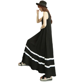 Modal Vest Long Dress 2017 Summer New Women Korean Loose Black Sleeveless Dress Bohemian Beach Casual Plus Size Dress YP0221
Modal Vest Long Dress 2017 Summer New Women Korean Loose Black Sleeveless Dress Bohemian Beach Casual Plus Size Dress YP0221