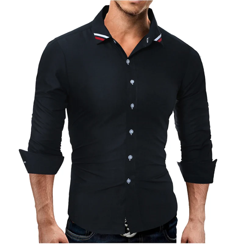 2018 Fashion Brand Male Shirt Long-Sleeves Quality Cotton Solid Color Business Casual Mens Dress Shirts Slim Men Shirt 3XL
2018 Fashion Brand Male Shirt Long-Sleeves Quality Cotton Solid Color Business Casual Mens Dress Shirts Slim Men Shirt 3XL