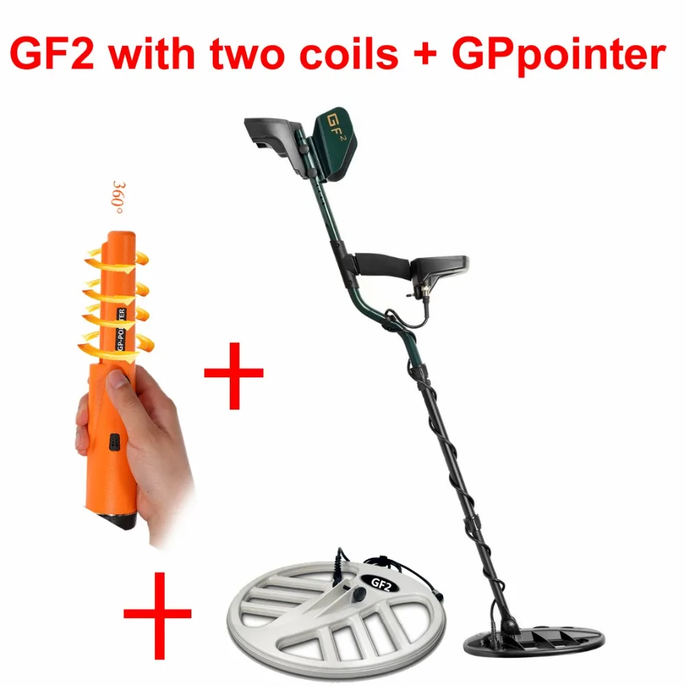 Metal Detector GF2 Professional Underground Handheld Treasure Hunter with GP pointer propointer a Gold digging good helper
Metal Detector GF2 Professional Underground Handheld Treasure Hunter with GP pointer propointer a Gold digging good helper