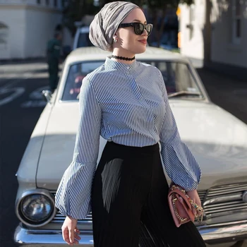 Turkiye Saudi Long Women Top Striped Arabic Turkey Muslim Sleeves Tops Islam T shirt Arabe Ropa Musulmana Mujer Islamic Clothing
Turkiye Saudi Long Women Top Striped Arabic Turkey Muslim Sleeves Tops Islam T shirt Arabe Ropa Musulmana Mujer Islamic Clothing