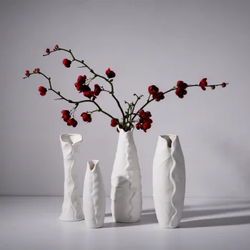 Four Style Individuality Flower Vase Modern Living Room Decorations Ceramic White Jardiniere Garden Home Decoration Jardiniere
Four Style Individuality Flower Vase Modern Living Room Decorations Ceramic White Jardiniere Garden Home Decoration Jardiniere