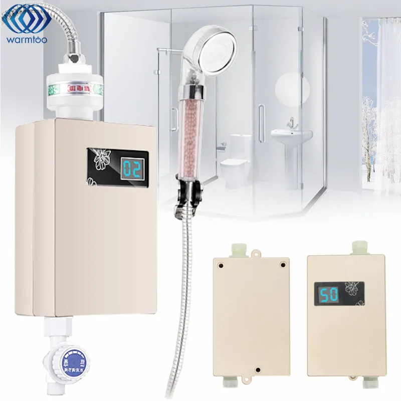 Mini Instant Electric Water Heater electric tankless Faucet 220V 3000W Digital Display Fast Heating Constant Temperature
Mini Instant Electric Water Heater electric tankless Faucet 220V 3000W Digital Display Fast Heating Constant Temperature