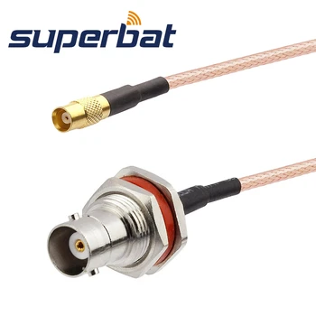 Superbat MCX Female Jack Straight to BNC Female Bulkhead O-ring Straight Pigtail Cable RG316 15cm
Superbat MCX Female Jack Straight to BNC Female Bulkhead O-ring Straight Pigtail Cable RG316 15cm