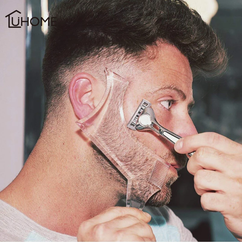 1pc Creative Men Beard Shaping Styling Template Comb Black Transparent Men's Beards Combs Shaping Tools for Hair Beard Stencil
1pc Creative Men Beard Shaping Styling Template Comb Black Transparent Men's Beards Combs Shaping Tools for Hair Beard Stencil