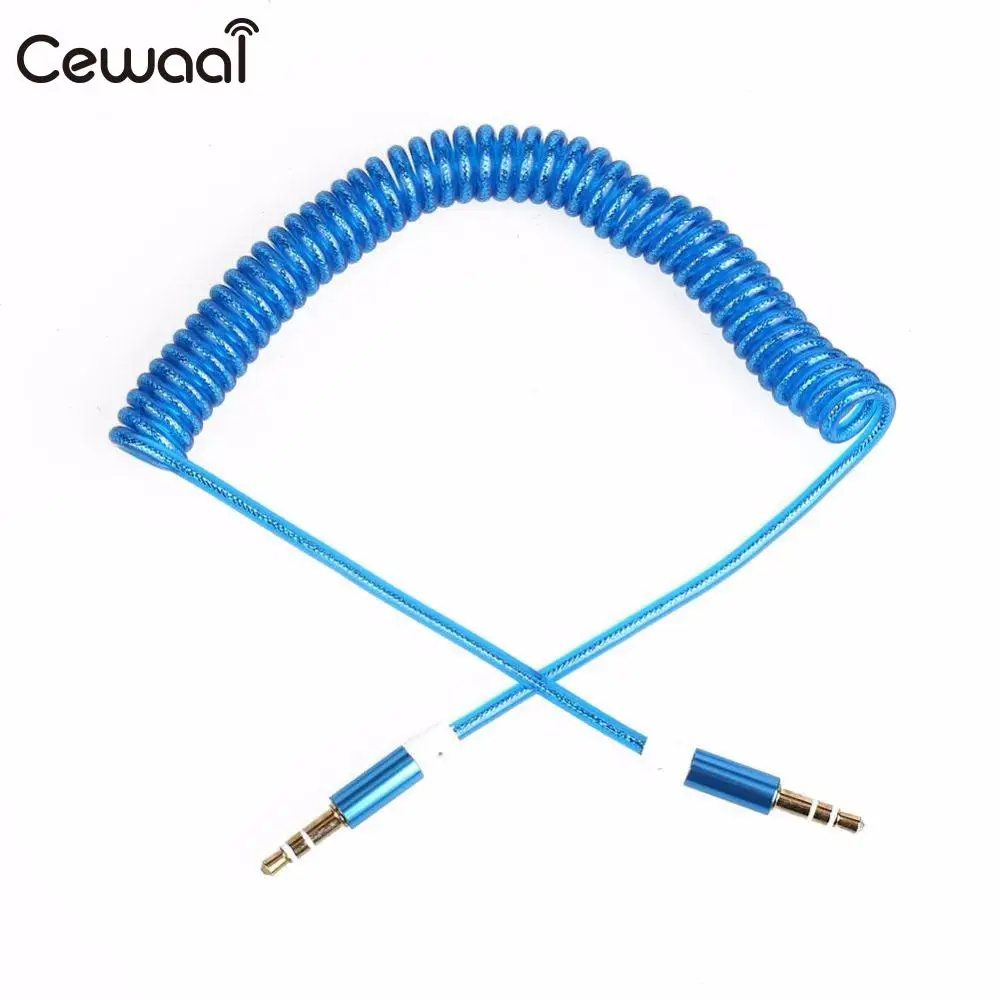 Cewaal Blue Durable 3.5mm AUX Spring Cable Jack to Jack Male Audio Auxiliary Plug Lead Speaker Earphone Headset Accessories
Cewaal Blue Durable 3.5mm AUX Spring Cable Jack to Jack Male Audio Auxiliary Plug Lead Speaker Earphone Headset Accessories