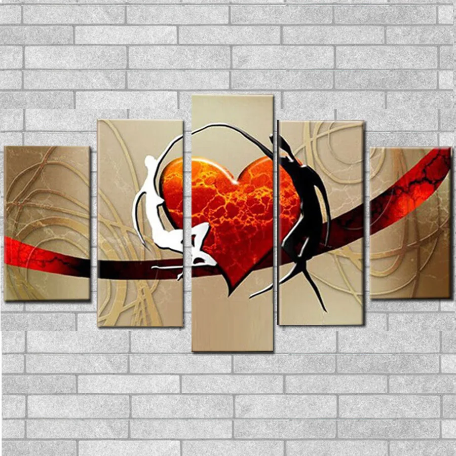 Hand Painted Abstract Modern Oil Painting On Canvas Husband And Wife Concentric Wall Pictures Bedroom Living Room Home Decor
Hand Painted Abstract Modern Oil Painting On Canvas Husband And Wife Concentric Wall Pictures Bedroom Living Room Home Decor