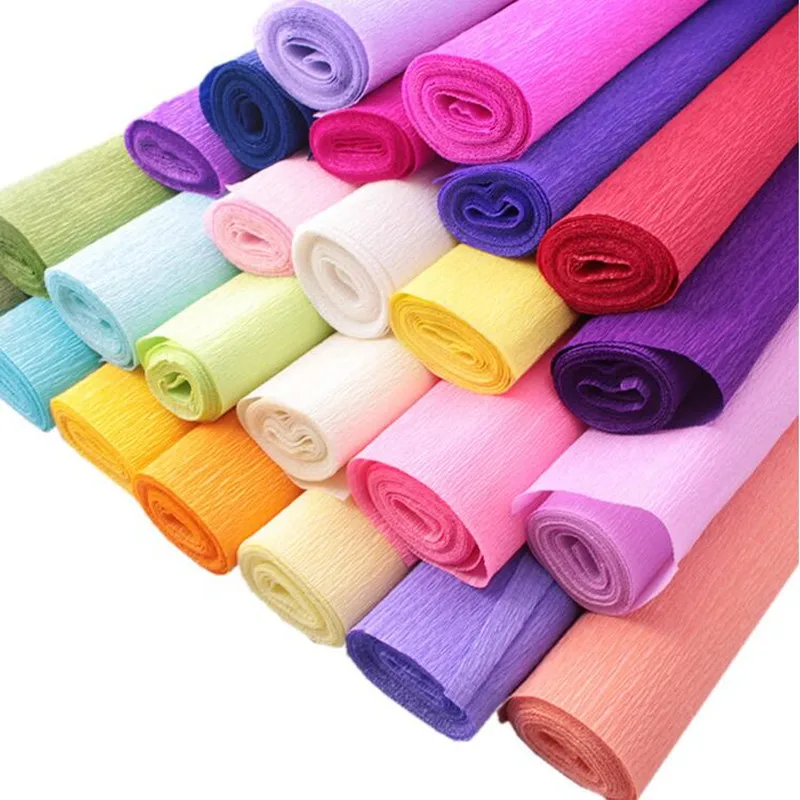 50x250cm Roll DIY Flower/ Gift Decoration Wrapping Packing Crepe Papers Handmade Materials of Crinkled Paper
50x250cm Roll DIY Flower/ Gift Decoration Wrapping Packing Crepe Papers Handmade Materials of Crinkled Paper