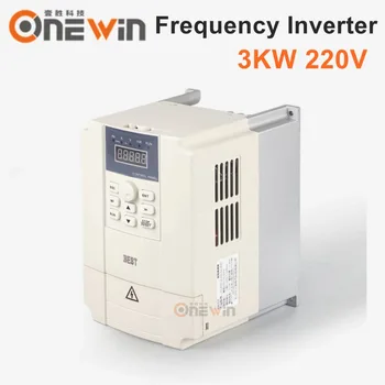 3KW frequency inverter 220V input 1PH output 3PH VFD inverter for cnc spindle motor
3KW frequency inverter 220V input 1PH output 3PH VFD inverter for cnc spindle motor