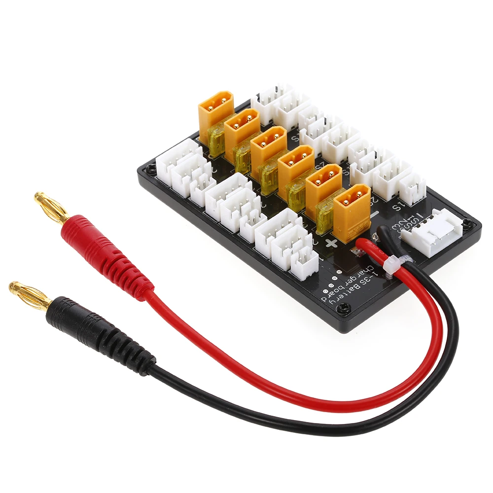 XT30 1S-3S Plug Parallel Charging Board For IMAX B6 Balance Charger Spare Part Accessories for RC Model Multirotor
XT30 1S-3S Plug Parallel Charging Board For IMAX B6 Balance Charger Spare Part Accessories for RC Model Multirotor