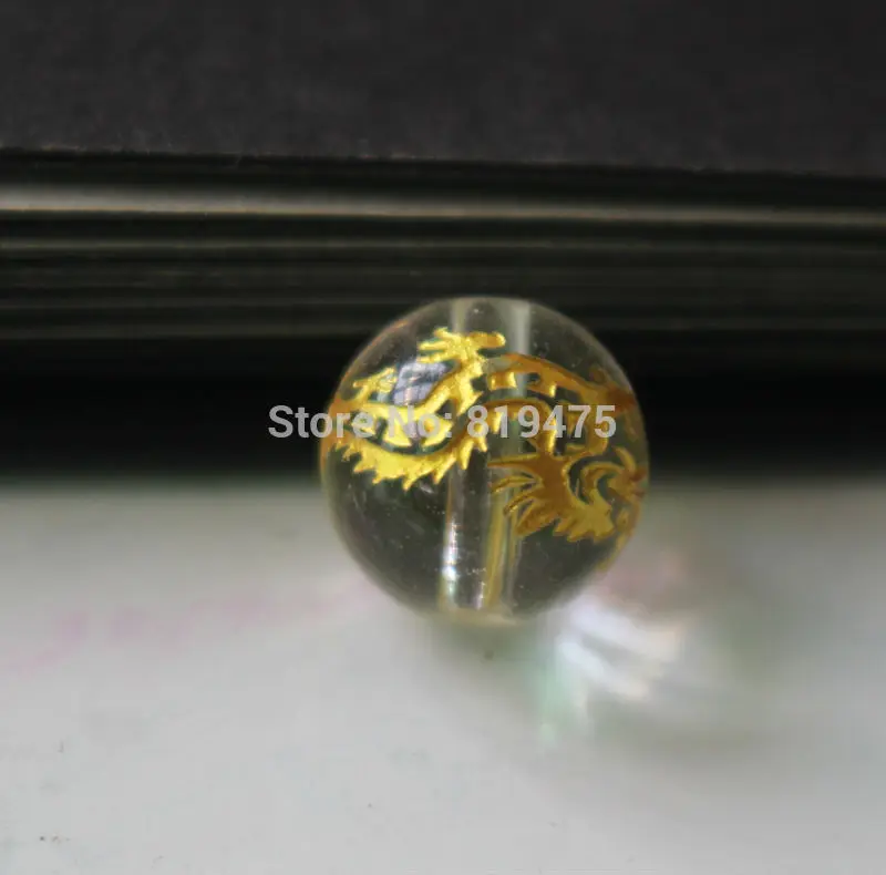 10Piece/lot 10mm 12mm Glass beads Clear Color with carving Gold dragon Fashion Beads For jewelry making Wholesale and Retail
10Piece/lot 10mm 12mm Glass beads Clear Color with carving Gold dragon Fashion Beads For jewelry making Wholesale and Retail