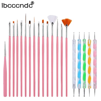 Drawing Polish Brush Pen Tools 20pcs/set Nail Art Design Painting Set Dotting Nail Brushes for UV Nail Gel Polish Draw Tools
Drawing Polish Brush Pen Tools 20pcs/set Nail Art Design Painting Set Dotting Nail Brushes for UV Nail Gel Polish Draw Tools