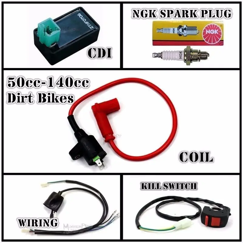 Wiring Loom Coil CDI NGK Harness for 110cc 125cc 140cc ATV QUAD BIKE BUGGY GO KART Free Shipping
Wiring Loom Coil CDI NGK Harness for 110cc 125cc 140cc ATV QUAD BIKE BUGGY GO KART Free Shipping