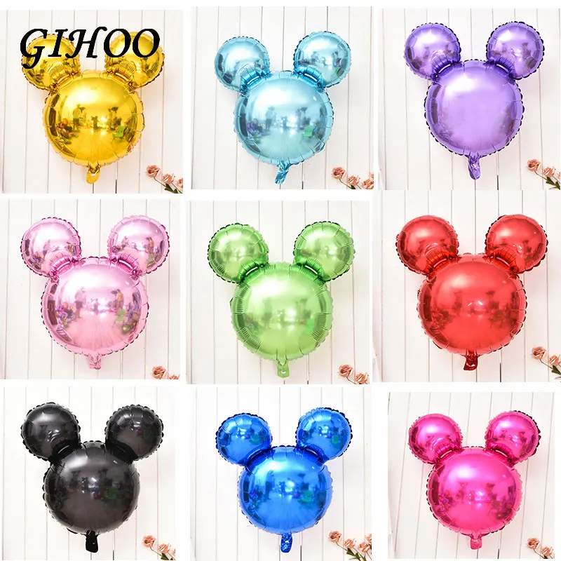 GIHOO 5pcs Mini Mickey Head Aluminum Foil Balloons Minnie Mickey toys 30x45cm Cartoon Balloon Children Birthday Party Decoration
GIHOO 5pcs Mini Mickey Head Aluminum Foil Balloons Minnie Mickey toys 30x45cm Cartoon Balloon Children Birthday Party Decoration