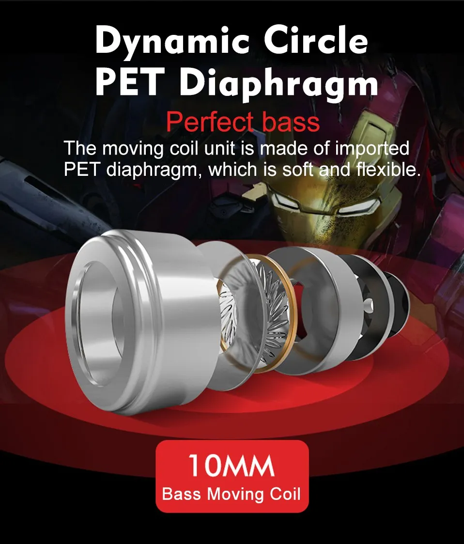 Professional In-Ear Earphones Metal Bass HiFi Music Earphone with Mic for Xiaomi iPhone Computer Wired Earphone Sport Headset (2)