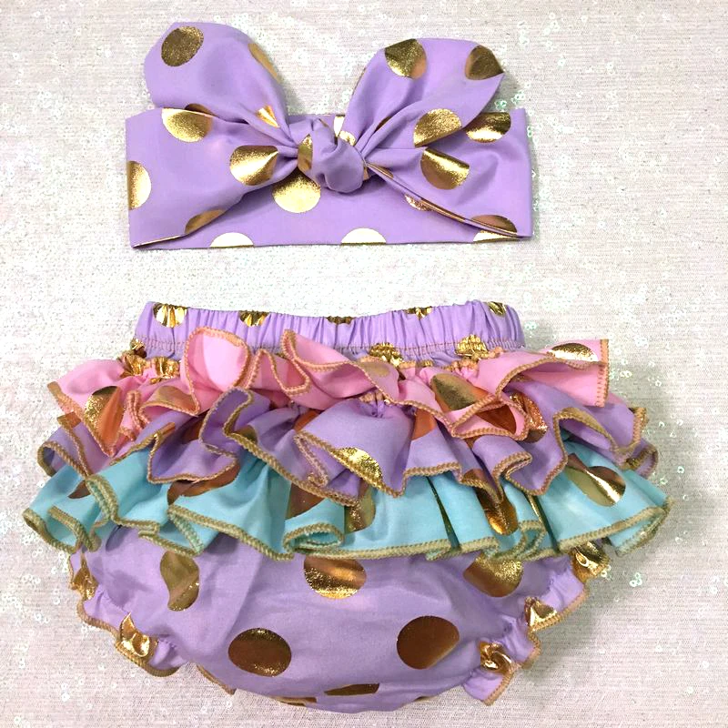 Baby Bloomers Gold Polka Dot Ruffle Diaper Cover with matching headband diaper cover baby shower gift photo prop
Baby Bloomers Gold Polka Dot Ruffle Diaper Cover with matching headband diaper cover baby shower gift photo prop